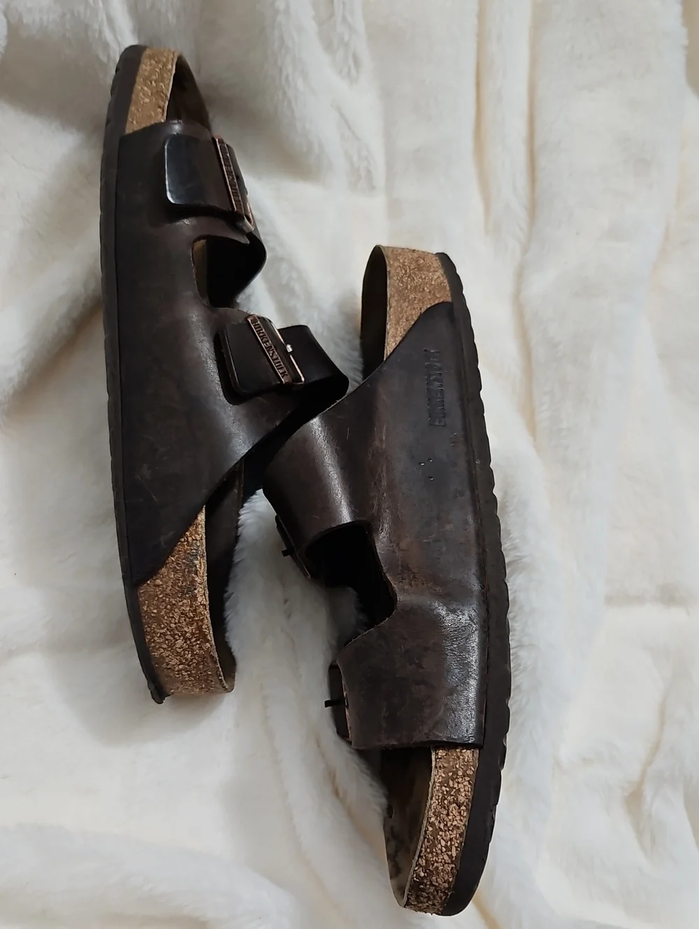 Birkenstock Arizona Oiled Leather Sandals Brown Men's EU 46 US 12 Regular Fit